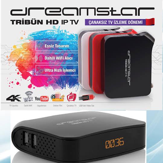 Dreamstar Tribün H265 HD 4K iptv yükleme